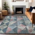 thumbnail image 1 of Addison Rugs Chantille Indoor/Outdoor Transitional Geometric Denim Washable Rectangle Rug, 9' x 12', 1 of 6