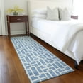 thumbnail image 1 of Addison Rugs Chantille Indoor/Outdoor Transitional Geometric Denim Washable Runner Rug, 2'3" x 7'6", 1 of 6