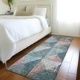 thumbnail image 1 of Addison Rugs Chantille Indoor/Outdoor Transitional Geometric Denim Washable Runner Rug, 2'3" x 7'6", 1 of 6