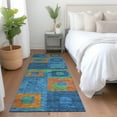 thumbnail image 1 of Addison Rugs Chantille Indoor/Outdoor Transitional Geometric Denim Washable Runner Rug, 2'3" x 7'6", 1 of 6