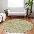 thumbnail image 1 of Addison Rugs Chantille Indoor/Outdoor Transitional Geometric Fern Machine Washable Round Rug, 8' x 8', 1 of 7