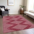 thumbnail image 1 of Addison Rugs Chantille Indoor/Outdoor Transitional Geometric Garnet Washable Rectangle Rug, 3' x 5', 1 of 6