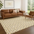 thumbnail image 1 of Addison Rugs Chantille Indoor/Outdoor Transitional Geometric Gold Machine Washable Rectangle Rug, 10' x 14', 1 of 8