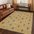thumbnail image 1 of Addison Rugs Chantille Indoor/Outdoor Transitional Geometric Gold Machine Washable Rectangle Rug, 3' x 5', 1 of 8