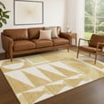 thumbnail image 1 of Addison Rugs Chantille Indoor/Outdoor Transitional Geometric Gold Machine Washable Rectangle Rug, 8' x 10', 1 of 8