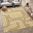 thumbnail image 1 of Addison Rugs Chantille Indoor/Outdoor Transitional Geometric Gold Machine Washable Rectangle Rug, 9' x 12', 1 of 8