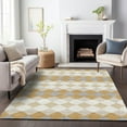 thumbnail image 1 of Addison Rugs Chantille Indoor/Outdoor Transitional Geometric Gold Washable Rectangle Rug, 8' x 10', 1 of 6