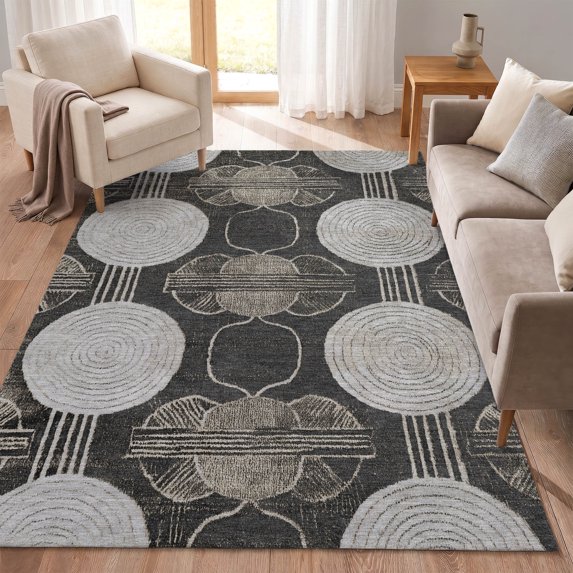 Addison Rugs Chantille Indoor/Outdoor Transitional Geometric Graphite Machine Washable Rectangle Rug, 10' x 14'