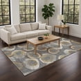 thumbnail image 1 of Addison Rugs Chantille Indoor/Outdoor Transitional Geometric Gray Machine Washable Rectangle Rug, 5' x 7'6", 1 of 8