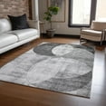 thumbnail image 1 of Addison Rugs Chantille Indoor/Outdoor Transitional Geometric Gray Washable Rectangle Rug, 10' x 14', 1 of 6