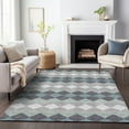 thumbnail image 1 of Addison Rugs Chantille Indoor/Outdoor Transitional Geometric Gray Washable Rectangle Rug, 3' x 5', 1 of 6