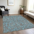thumbnail image 1 of Addison Rugs Chantille Indoor/Outdoor Transitional Geometric Gray Washable Rectangle Rug, 5' x 7'6", 1 of 6