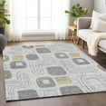 thumbnail image 1 of Addison Rugs Chantille Indoor/Outdoor Transitional Geometric Gray Washable Rectangle Rug, 8' x 10', 1 of 6