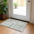 thumbnail image 1 of Addison Rugs Chantille Indoor/Outdoor Transitional Geometric Green Washable Rectangle Rug, 1'8" x 2'6", 1 of 6
