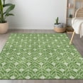 thumbnail image 1 of Addison Rugs Chantille Indoor/Outdoor Transitional Geometric Green Washable Rectangle Rug, 10' x 14', 1 of 6
