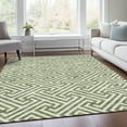 thumbnail image 1 of Addison Rugs Chantille Indoor/Outdoor Transitional Geometric Green Washable Rectangle Rug, 10' x 14', 1 of 6
