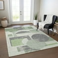 thumbnail image 1 of Addison Rugs Chantille Indoor/Outdoor Transitional Geometric Green Washable Rectangle Rug, 2'6" x 3'10", 1 of 6
