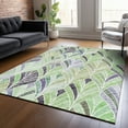 thumbnail image 1 of Addison Rugs Chantille Indoor/Outdoor Transitional Geometric Green Washable Rectangle Rug, 5' x 7'6", 1 of 6