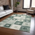 thumbnail image 1 of Addison Rugs Chantille Indoor/Outdoor Transitional Geometric Green Washable Rectangle Rug, 8' x 10', 1 of 6