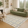 thumbnail image 1 of Addison Rugs Chantille Indoor/Outdoor Transitional Geometric Ivory Machine Washable Rectangle Rug, 10' x 14', 1 of 8