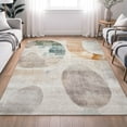 thumbnail image 1 of Addison Rugs Chantille Indoor/Outdoor Transitional Geometric Ivory Machine Washable Rectangle Rug, 3' x 5', 1 of 8