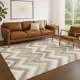 thumbnail image 1 of Addison Rugs Chantille Indoor/Outdoor Transitional Geometric Ivory Machine Washable Rectangle Rug, 3' x 5', 1 of 8