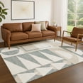 thumbnail image 1 of Addison Rugs Chantille Indoor/Outdoor Transitional Geometric Ivory Machine Washable Rectangle Rug, 3' x 5', 1 of 8