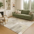 thumbnail image 1 of Addison Rugs Chantille Indoor/Outdoor Transitional Geometric Ivory Machine Washable Rectangle Rug, 5' x 7'6", 1 of 8
