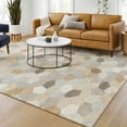 thumbnail image 1 of Addison Rugs Chantille Indoor/Outdoor Transitional Geometric Ivory Machine Washable Rectangle Rug, 8' x 10', 1 of 8