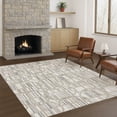 thumbnail image 1 of Addison Rugs Chantille Indoor/Outdoor Transitional Geometric Ivory Machine Washable Rectangle Rug, 8' x 10', 1 of 8