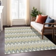 thumbnail image 1 of Addison Rugs Chantille Indoor/Outdoor Transitional Geometric Ivory Machine Washable Rectangle Rug, 9' x 12', 1 of 8