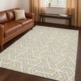 thumbnail image 1 of Addison Rugs Chantille Indoor/Outdoor Transitional Geometric Ivory Machine Washable Rectangle Rug, 9' x 12', 1 of 8