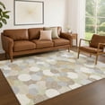 thumbnail image 1 of Addison Rugs Chantille Indoor/Outdoor Transitional Geometric Ivory Machine Washable Rectangle Rug, 9' x 12', 1 of 8