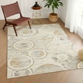 thumbnail image 1 of Addison Rugs Chantille Indoor/Outdoor Transitional Geometric Ivory Machine Washable Rectangle Rug, 9' x 12', 1 of 8