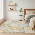 thumbnail image 1 of Addison Rugs Chantille Indoor/Outdoor Transitional Geometric Ivory Machine Washable Rectangle Rug, 9' x 12', 1 of 8