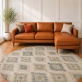 thumbnail image 1 of Addison Rugs Chantille Indoor/Outdoor Transitional Geometric Ivory Machine Washable Round Rug, 8' x 8', 1 of 8