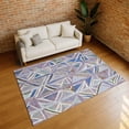 thumbnail image 1 of Addison Rugs Chantille Indoor/Outdoor Transitional Geometric Lavender Machine Washable Rectangle Rug, 10' x 14', 1 of 8