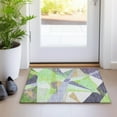thumbnail image 1 of Addison Rugs Chantille Indoor/Outdoor Transitional Geometric Lavender Washable Rectangle Rug, 1'8" x 2'6", 1 of 6