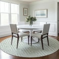 thumbnail image 1 of Addison Rugs Chantille Indoor/Outdoor Transitional Geometric Mint Washable Round Rug, 8' x 8', 1 of 6