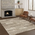 thumbnail image 1 of Addison Rugs Chantille Indoor/Outdoor Transitional Geometric Mocha Machine Washable Rectangle Rug, 10' x 14', 1 of 8