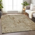 thumbnail image 1 of Addison Rugs Chantille Indoor/Outdoor Transitional Geometric Mocha Washable Rectangle Rug, 9' x 12', 1 of 6