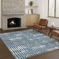 thumbnail image 1 of Addison Rugs Chantille Indoor/Outdoor Transitional Geometric Navy Machine Washable Rectangle Rug, 3' x 5', 1 of 8