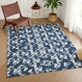 thumbnail image 1 of Addison Rugs Chantille Indoor/Outdoor Transitional Geometric Navy Machine Washable Rectangle Rug, 8' x 10', 1 of 8