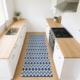 thumbnail image 1 of Addison Rugs Chantille Indoor/Outdoor Transitional Geometric Navy Machine Washable Runner Rug, 2'3" x 7'6", 1 of 8