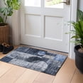 thumbnail image 1 of Addison Rugs Chantille Indoor/Outdoor Transitional Geometric Navy Washable Rectangle Rug, 1'8" x 2'6", 1 of 6