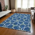 thumbnail image 1 of Addison Rugs Chantille Indoor/Outdoor Transitional Geometric Navy Washable Rectangle Rug, 2'6" x 3'10", 1 of 6