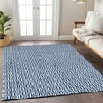 thumbnail image 1 of Addison Rugs Chantille Indoor/Outdoor Transitional Geometric Navy Washable Rectangle Rug, 3' x 5', 1 of 6