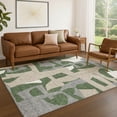 thumbnail image 1 of Addison Rugs Chantille Indoor/Outdoor Transitional Geometric Olive Machine Washable Rectangle Rug, 5' x 7'6", 1 of 8