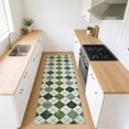 thumbnail image 1 of Addison Rugs Chantille Indoor/Outdoor Transitional Geometric Olive Machine Washable Runner Rug, 2'3" x 7'6", 1 of 8