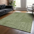 thumbnail image 1 of Addison Rugs Chantille Indoor/Outdoor Transitional Geometric Olive Washable Rectangle Rug, 3' x 5', 1 of 6
